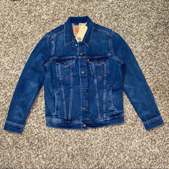 NWT Men’s Levi’s Hype Trucker Blue Denim Jacket - Picture 5 of 8